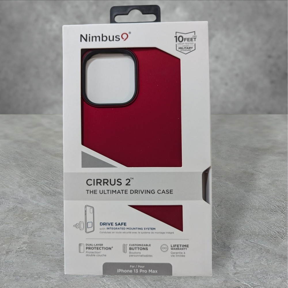 A9 Nimbus9 Cirrus 2 Series Case for Apple iPhone 13 Pro Max - Crimson Red